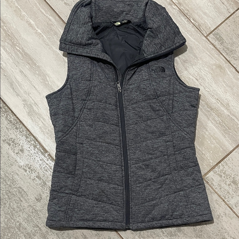The North Face Gray Quilted Vest